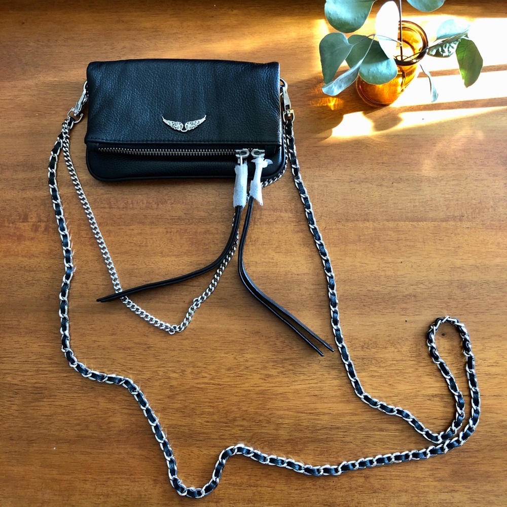 ZADIG & VOLTAIRE Rock Nano Grained Clutch